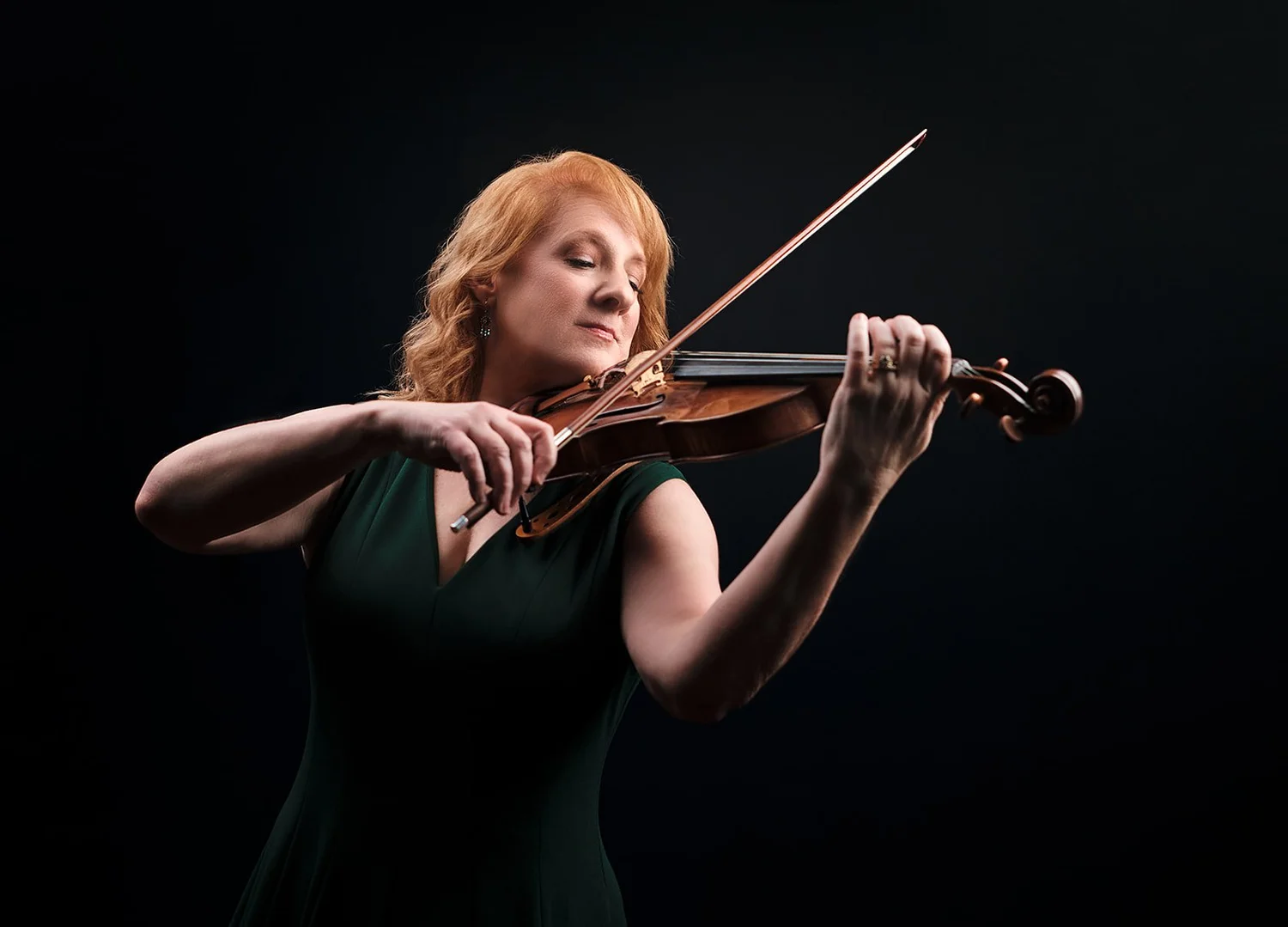 Katie Parr in the studio